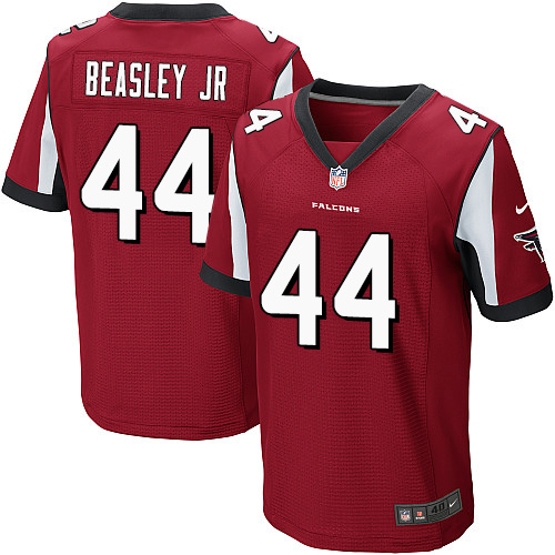 Men's Elite Vic Beasley Nike Jersey Red Home - #44 NFL Atlanta Falcons